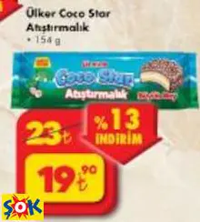 ÜLKER COCOSTAR ATIŞTIRMALIK 154G ÜLKER COCOSTAR ATIŞTIRMALIK 154G